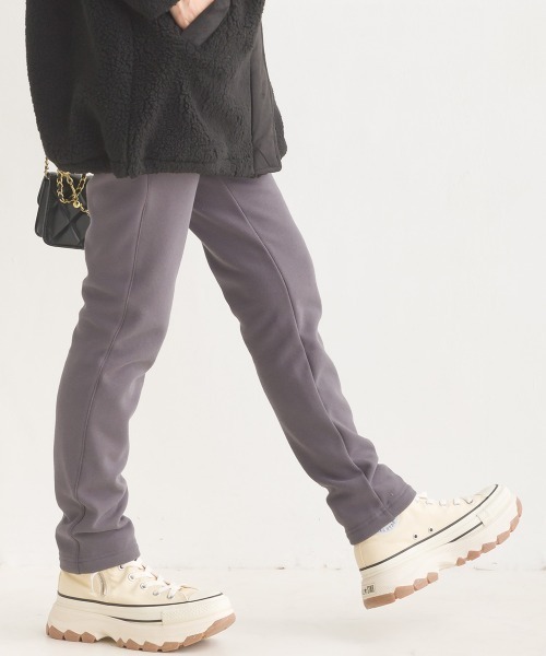 OMNES（オムネス）の「ストレッチ裏シャギーイージーパンツ（スウェットパンツ・レディース・ブラック/インディゴブルー/チャコール/ネイビー系・MEDIUM/LARGE）」の3枚目の写真