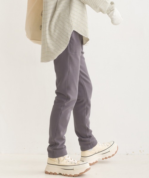 OMNES（オムネス）の「ストレッチ裏シャギーイージーパンツ（スウェットパンツ・レディース・ブラック/インディゴブルー/チャコール/ネイビー系・MEDIUM/LARGE）」の6枚目の写真