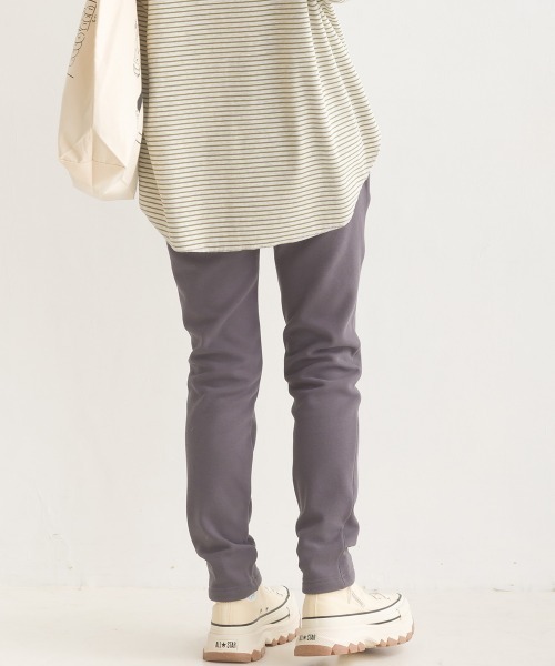 OMNES（オムネス）の「ストレッチ裏シャギーイージーパンツ（スウェットパンツ・レディース・ブラック/インディゴブルー/チャコール/ネイビー系・MEDIUM/LARGE）」の7枚目の写真