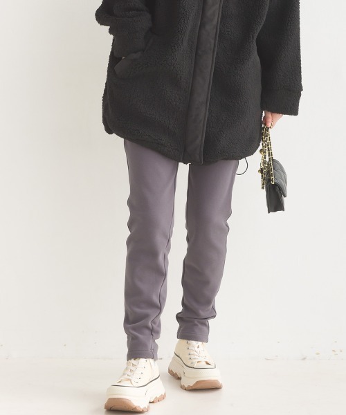 OMNES（オムネス）の「ストレッチ裏シャギーイージーパンツ（スウェットパンツ・レディース・ブラック/インディゴブルー/チャコール/ネイビー系・MEDIUM/LARGE）」の9枚目の写真