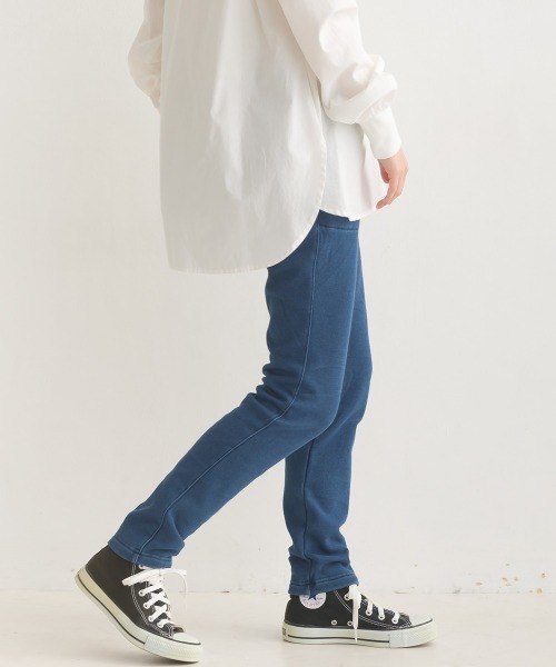 OMNES（オムネス）の「ストレッチ裏シャギーイージーパンツ（スウェットパンツ・レディース・ブラック/インディゴブルー/チャコール/ネイビー系・MEDIUM/LARGE）」の16枚目の写真