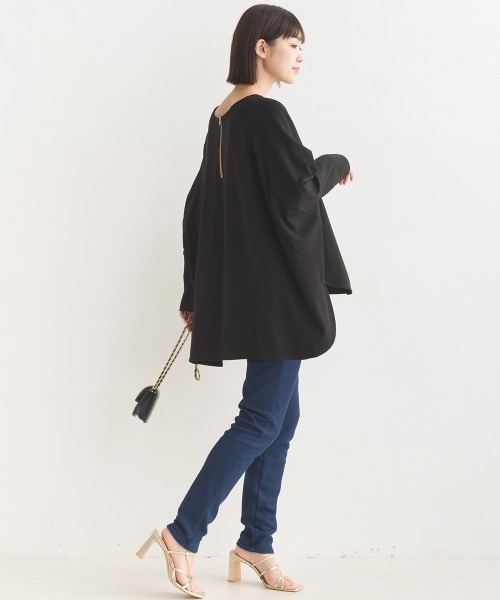 OMNES（オムネス）の「ストレッチ裏シャギーイージーパンツ（スウェットパンツ・レディース・ブラック/インディゴブルー/チャコール/ネイビー系・MEDIUM/LARGE）」の20枚目の写真