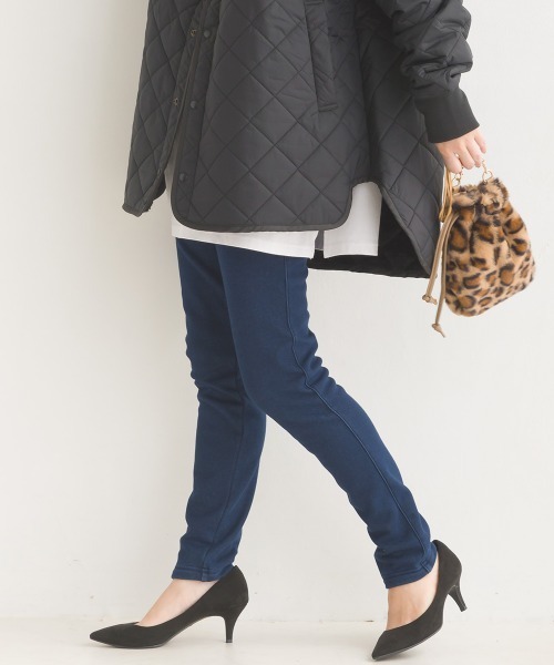 OMNES（オムネス）の「ストレッチ裏シャギーイージーパンツ（スウェットパンツ・レディース・ブラック/インディゴブルー/チャコール/ネイビー系・MEDIUM/LARGE）」の22枚目の写真