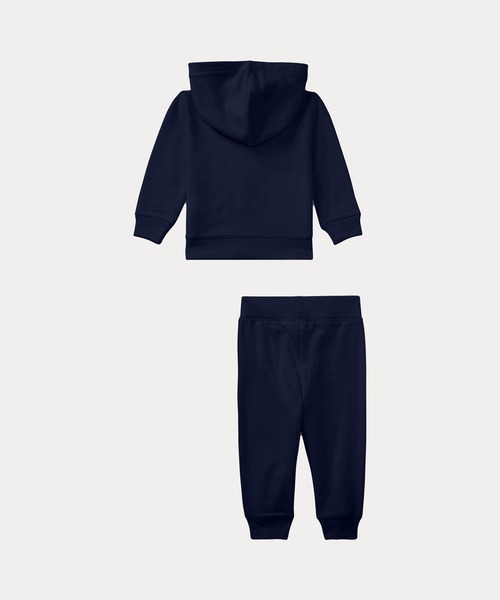 POLO RALPH LAUREN CHILDRENSWEAR（ポロ ラルフ ローレン チルドレンズウェア）の「Poloベア フーディ & パンツ セット（ベビーギフト・キッズ・ネイビー系1・12M/18M/24M）」の4枚目の写真
