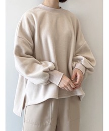 Samansa Mos2 blue | フリースカットソー(Tシャツ/カットソー)