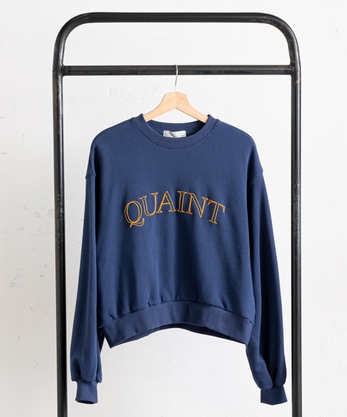 prose verse（プロズヴェール）の「刺繍ロゴゆる裏毛スウェット（スウェット・レディース・オフホワイト/グレー/ネイビー・MEDIUM）」の3枚目の写真