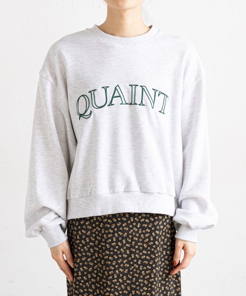 prose verse（プロズヴェール）の「刺繍ロゴゆる裏毛スウェット（スウェット・レディース・オフホワイト/グレー/ネイビー・MEDIUM）」の15枚目の写真