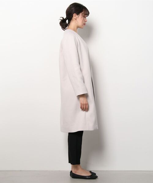 NANO universe（ナノユニバース）の「Vネックノーカラーコート（ノー