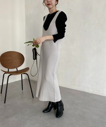 CAPRICIEUX LE'MAGE | ニットジャンスカ(ワンピース)