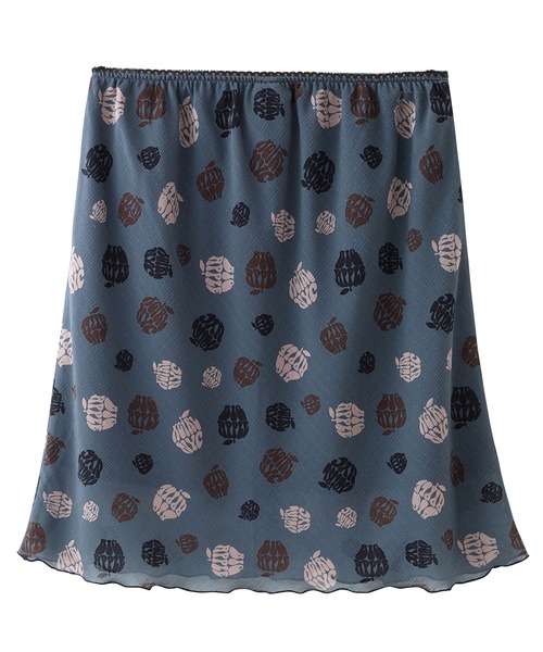 X-girl(エックスガール)の「APPLE GIRL SHEER SKIRT(スカート・レディース・ブラック/ベージュ/ライトブルー・S/M)」の13枚目の写真