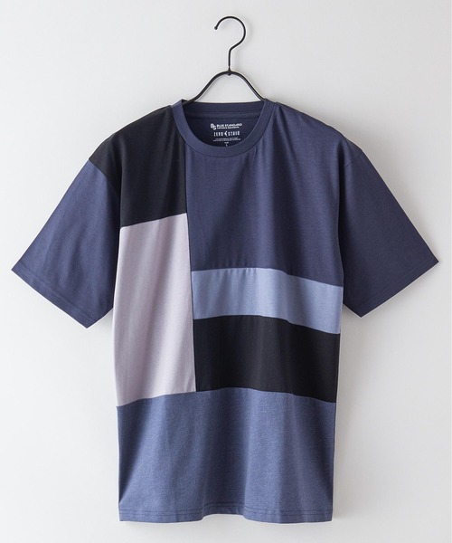 【BLUESTANDARD/ブルースタンダード】汗染みの目立ちにくいTシャツZEROSTAIN切り替えＴシャツ