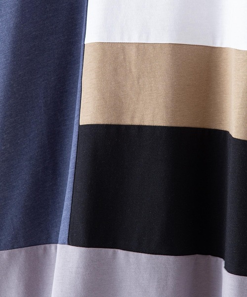 【BLUESTANDARD/ブルースタンダード】汗染みの目立ちにくいTシャツZEROSTAIN切り替えＴシャツ