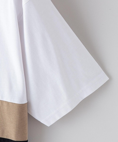 【BLUESTANDARD/ブルースタンダード】汗染みの目立ちにくいTシャツZEROSTAIN切り替えＴシャツ