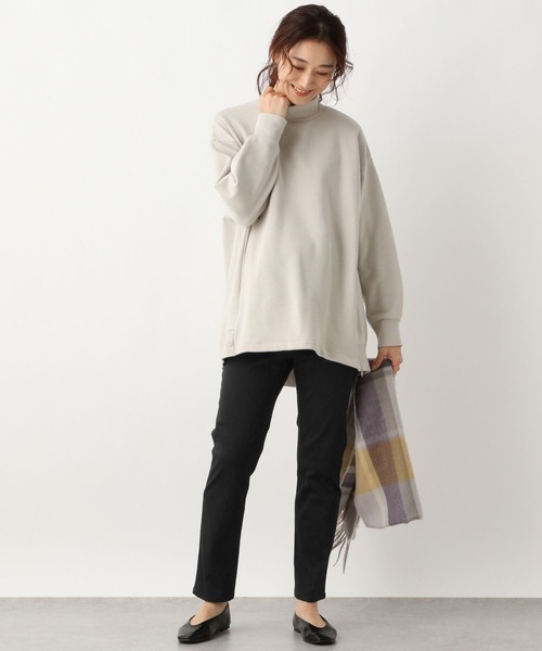 LEPSIM（レプシィム）の「マタニティ／ストレッチムジスリムパンツ[2022春夏]　239280（マタニティウェア/グッズ・レディース・ブラック/アイボリー/グレイッシュベージュ・SMALL/MEDIUM/LARGE）」の17枚目の写真