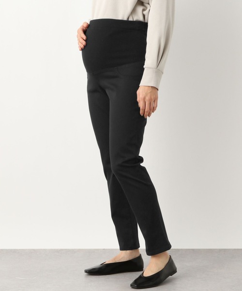 LEPSIM（レプシィム）の「マタニティ／ストレッチムジスリムパンツ[2022春夏]　239280（マタニティウェア/グッズ・レディース・ブラック/アイボリー/グレイッシュベージュ・SMALL/MEDIUM/LARGE）」の6枚目の写真