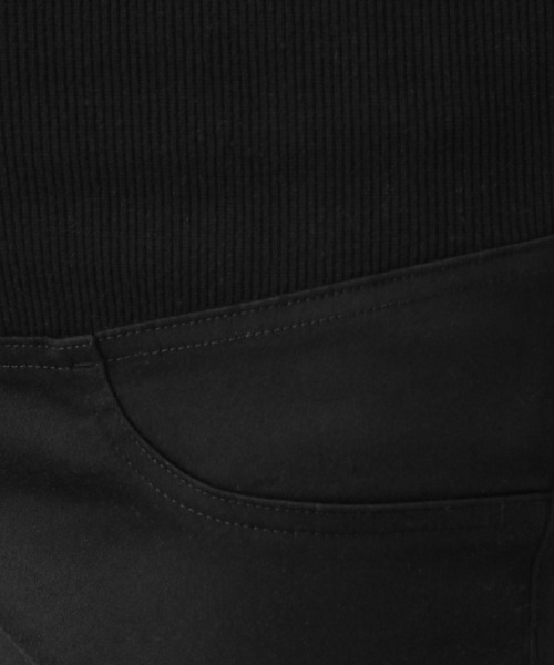 LEPSIM（レプシィム）の「マタニティ／ストレッチムジスリムパンツ[2022春夏]　239280（マタニティウェア/グッズ・レディース・ブラック/アイボリー/グレイッシュベージュ・SMALL/MEDIUM/LARGE）」の11枚目の写真