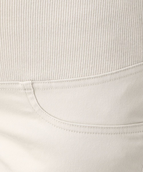 LEPSIM（レプシィム）の「マタニティ／ストレッチムジスリムパンツ[2022春夏]　239280（マタニティウェア/グッズ・レディース・ブラック/アイボリー/グレイッシュベージュ・SMALL/MEDIUM/LARGE）」の21枚目の写真