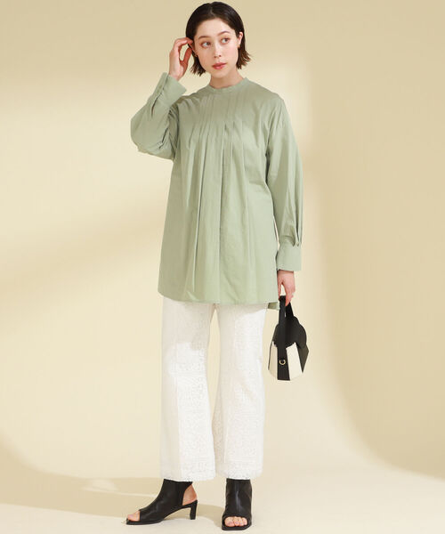 Ray BEAMS(レイビームス)の「Ray BEAMS / レース フレア パンツ(その他パンツ・レディース・ホワイト/ブラック・1/0)」の13枚目の写真