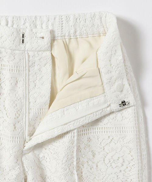 Ray BEAMS(レイビームス)の「Ray BEAMS / レース フレア パンツ(その他パンツ・レディース・ホワイト/ブラック・1/0)」の19枚目の写真