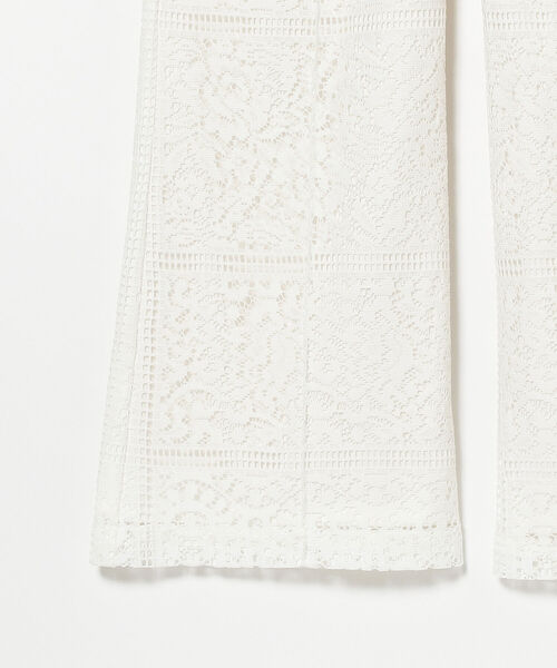 Ray BEAMS(レイビームス)の「Ray BEAMS / レース フレア パンツ(その他パンツ・レディース・ホワイト/ブラック・1/0)」の20枚目の写真