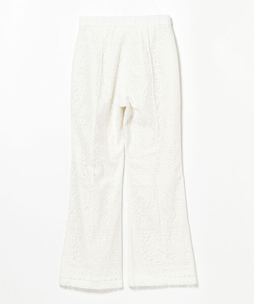 Ray BEAMS(レイビームス)の「Ray BEAMS / レース フレア パンツ(その他パンツ・レディース・ホワイト/ブラック・1/0)」の21枚目の写真