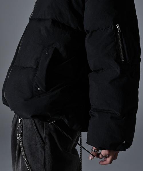 ADRER(アドラー)の「ADRER THE HEAT PADDED JACKET / アドラーザヒートパデッドジャケット(ダウンジャケット/コート・メンズ・ブラック×シルバー/グレー/ブラック×ゴールド/ホワイト/チャコール/アイボリー/ブラック系1/ブラック系3/ブラック系4/ブラック系2・XS/S/M/L/XXS)」の22枚目の写真