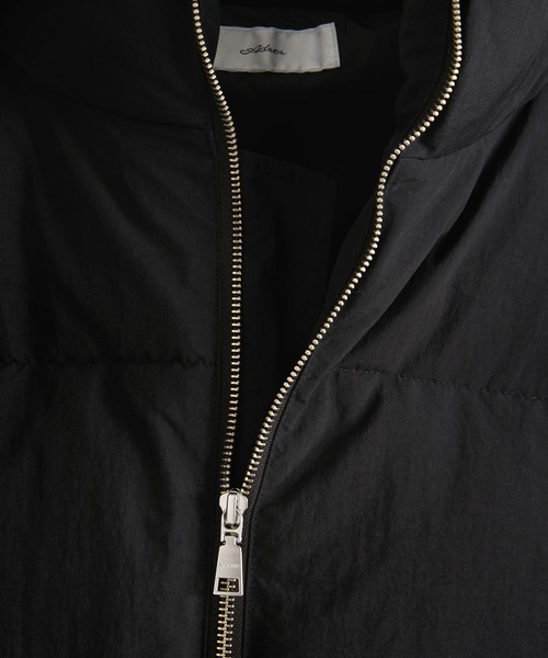 ADRER(アドラー)の「ADRER THE HEAT PADDED JACKET / アドラーザヒートパデッドジャケット(ダウンジャケット/コート・メンズ・ブラック×シルバー/グレー/ブラック×ゴールド/ホワイト/チャコール/アイボリー/ブラック系1/ブラック系3/ブラック系4/ブラック系2/チャコールグレー・XS/S/M/L/XXS)」の20枚目の写真