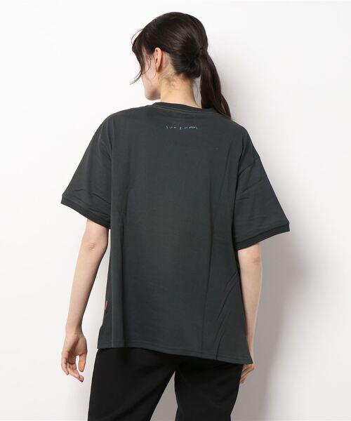 KRIFF MAYER Lady's Collection（クリフメイヤーレディースコレクション）の「ウェットプロテクト半袖T（アヒル）（Tシャツ/カットソー・レディース・オフホワイト/サックスブルー/チャコール/カラフル/ベージュ・LARGE/MEDIUM）」の8枚目の写真