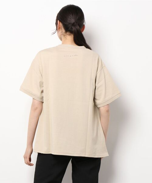 KRIFF MAYER Lady's Collection（クリフメイヤーレディースコレクション）の「ウェットプロテクト半袖T（アヒル）（Tシャツ/カットソー・レディース・オフホワイト/サックスブルー/チャコール/カラフル/ベージュ・LARGE/MEDIUM）」の9枚目の写真