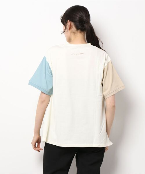 KRIFF MAYER Lady's Collection（クリフメイヤーレディースコレクション）の「ウェットプロテクト半袖T（アヒル）（Tシャツ/カットソー・レディース・オフホワイト/サックスブルー/チャコール/カラフル/ベージュ・LARGE/MEDIUM）」の10枚目の写真