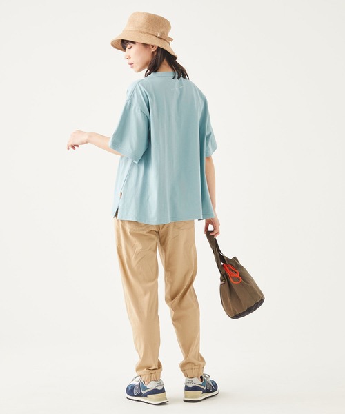 KRIFF MAYER Lady's Collection（クリフメイヤーレディースコレクション）の「ウェットプロテクト半袖T（アヒル）（Tシャツ/カットソー・レディース・オフホワイト/サックスブルー/チャコール/カラフル/ベージュ・LARGE/MEDIUM）」の14枚目の写真