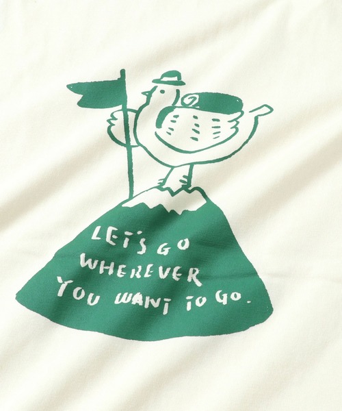 KRIFF MAYER Lady's Collection（クリフメイヤーレディースコレクション）の「ウェットプロテクト半袖T（アヒル）（Tシャツ/カットソー・レディース・オフホワイト/サックスブルー/チャコール/カラフル/ベージュ・LARGE/MEDIUM）」の20枚目の写真