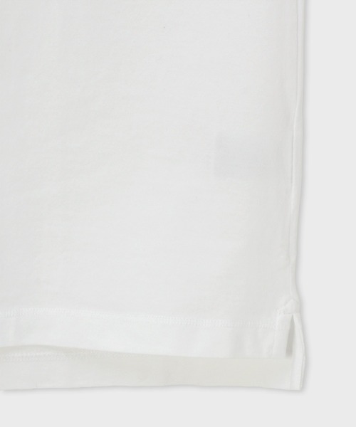 PS Paul Smith（ピーエスポールスミス）の「"PS Paul Smith Happy" エンブロイダリーロゴ Tシャツ / 122564 226T（Tシャツ/カットソー・メンズ・ホワイト・SMALL/MEDIUM/LARGE/X-LARGE/XX-LARGE）」の2枚目の写真