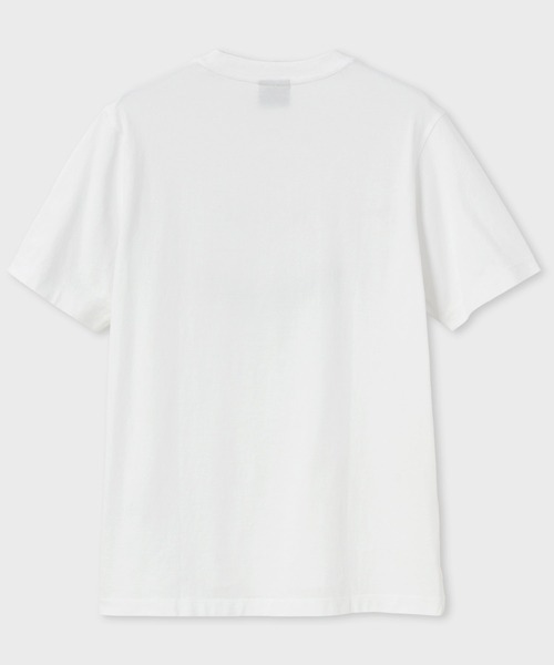 PS Paul Smith（ピーエスポールスミス）の「"PS Paul Smith Happy" エンブロイダリーロゴ Tシャツ / 122564 226T（Tシャツ/カットソー・メンズ・ホワイト・SMALL/MEDIUM/LARGE/X-LARGE/XX-LARGE）」の3枚目の写真