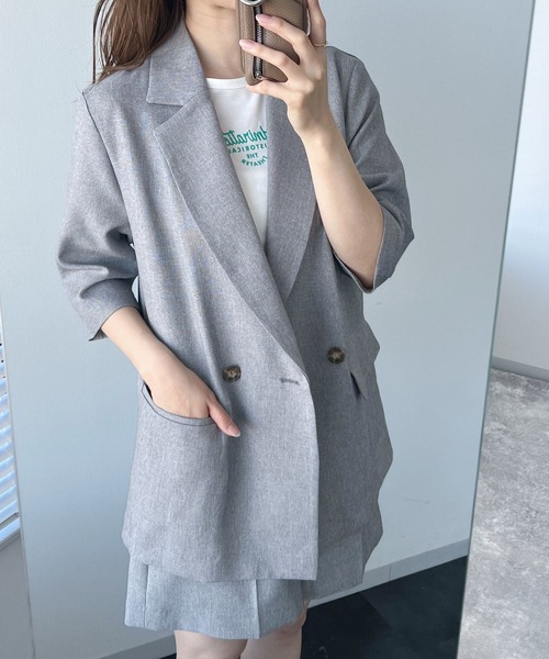 mysty woman(ミスティウーマン)の「リネンライクショートパンツ 275571(その他パンツ・レディース・ベージュ/オレンジ/チャコール・FREE)」の6枚目の写真