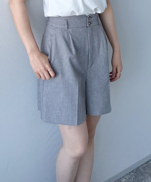 mysty woman(ミスティウーマン)の「リネンライクショートパンツ 275571(その他パンツ・レディース・ベージュ/オレンジ/チャコール・FREE)」の18枚目の写真