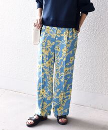 SHIPS | 〈手洗い可能〉サテンフラワープリントパンツ◇(その他パンツ)