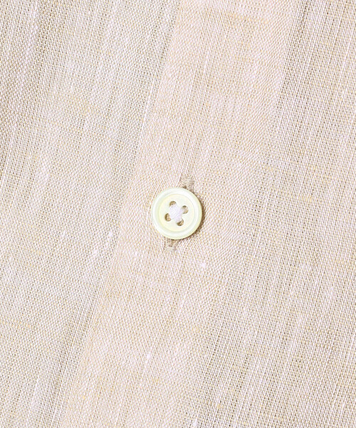 COMME CA MEN（コムサメン）の「カラーリネンシャツ（シャツ/ブラウス・メンズ・ピンク/ベージュ/ブルー/ネイビー/ホワイト・S/M/L）」の7枚目の写真