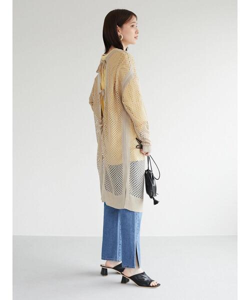 Green　Parks（グリーンパークス）の「ピグメントエンブレムチュニック（Tシャツ/カットソー・レディース・グレー/イエロー/サックスブルー・FREE）」の9枚目の写真