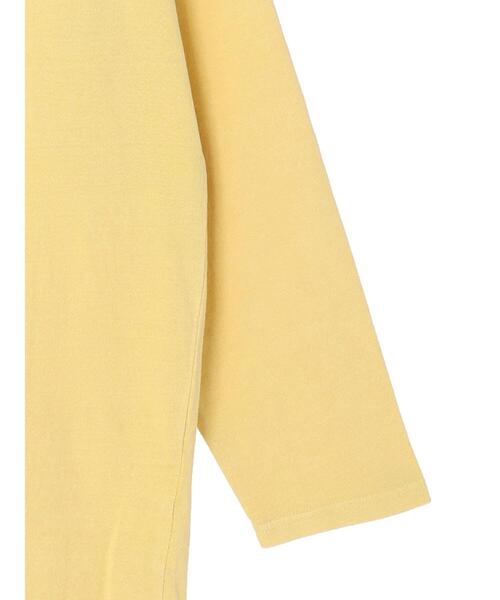 Green　Parks（グリーンパークス）の「ピグメントエンブレムチュニック（Tシャツ/カットソー・レディース・グレー/イエロー/サックスブルー・FREE）」の17枚目の写真