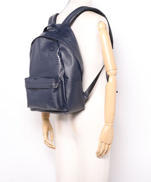 NICOLE CLUB FOR MEN（ニコルクラブフォーメン）の「フェイクレザーリュック（バックパック/リュック・メンズ・ブラック/ネイビー・FREE）」の13枚目の写真