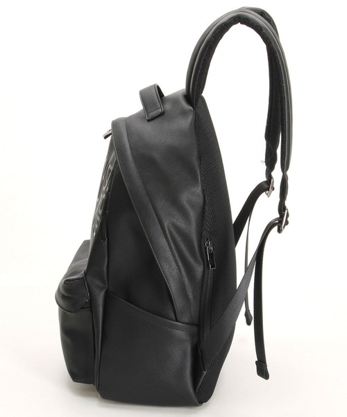 NICOLE CLUB FOR MEN（ニコルクラブフォーメン）の「フェイクレザーリュック（バックパック/リュック・メンズ・ブラック/ネイビー・FREE）」の3枚目の写真