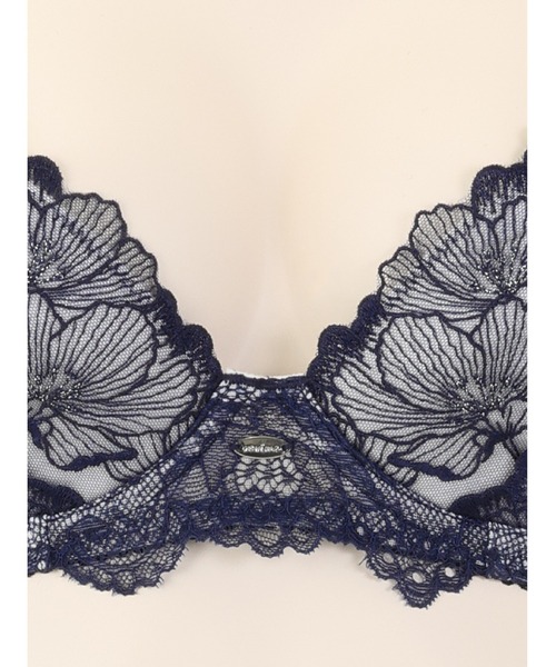 ravime(ラヴィミー)の「ベッシュレース デュベタッチブラ(ブラジャー・レディース・ホワイト/コーラル/イエロー/ネイビー・C70/C65/C75/B65/B70)」の12枚目の写真