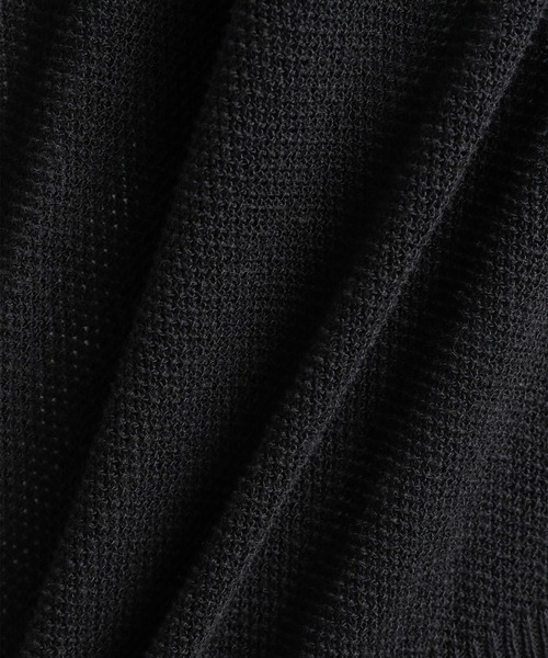 HARE（ハレ）の「カノコマルチデザインカーディガン(HARE)（カーディガン/ボレロ・メンズ・ブラック/ブラウン/グリーン・SMALL/MEDIUM）」の7枚目の写真