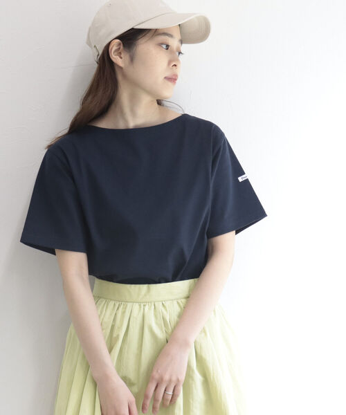 ORCIVAL(オーシバル)の「【ORCIVAL/オーシバル】SUVIN スビン半袖Tシャツ(Tシャツ/カットソー・レディース・ネイビー/オフホワイト/ブルー系その他3/ブルー系その他7/レッド系その他3・FREE)」の3枚目の写真