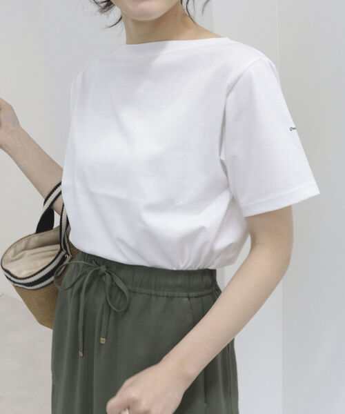 ORCIVAL(オーシバル)の「【ORCIVAL/オーシバル】SUVIN スビン半袖Tシャツ(Tシャツ/カットソー・レディース・ネイビー/オフホワイト/ブルー系その他3/ブルー系その他7/レッド系その他3・FREE)」の15枚目の写真