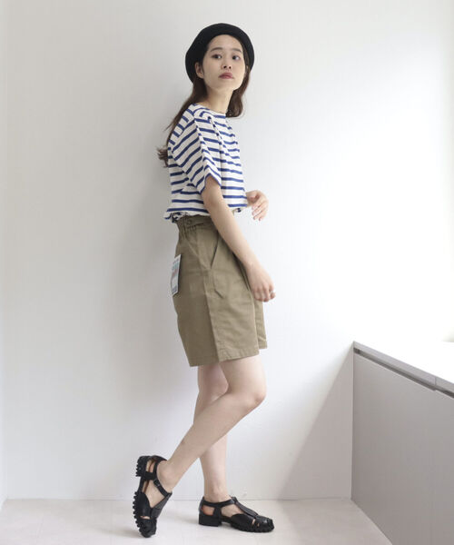 ORCIVAL(オーシバル)の「【ORCIVAL/オーシバル】SUVIN スビン半袖Tシャツ(Tシャツ/カットソー・レディース・ネイビー/オフホワイト/ブルー系その他3/ブルー系その他7/レッド系その他3・FREE)」の9枚目の写真