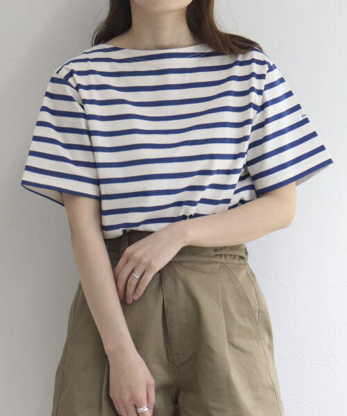 ORCIVAL(オーシバル)の「【ORCIVAL/オーシバル】SUVIN スビン半袖Tシャツ(Tシャツ/カットソー・レディース・ネイビー/オフホワイト/ブルー系その他3/ブルー系その他7/レッド系その他3・FREE)」の12枚目の写真