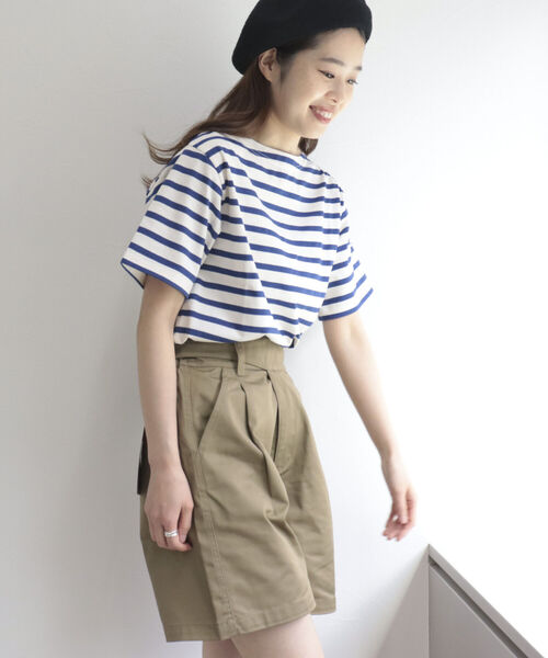ORCIVAL(オーシバル)の「【ORCIVAL/オーシバル】SUVIN スビン半袖Tシャツ(Tシャツ/カットソー・レディース・ネイビー/オフホワイト/ブルー系その他3/ブルー系その他7/レッド系その他3・FREE)」の16枚目の写真