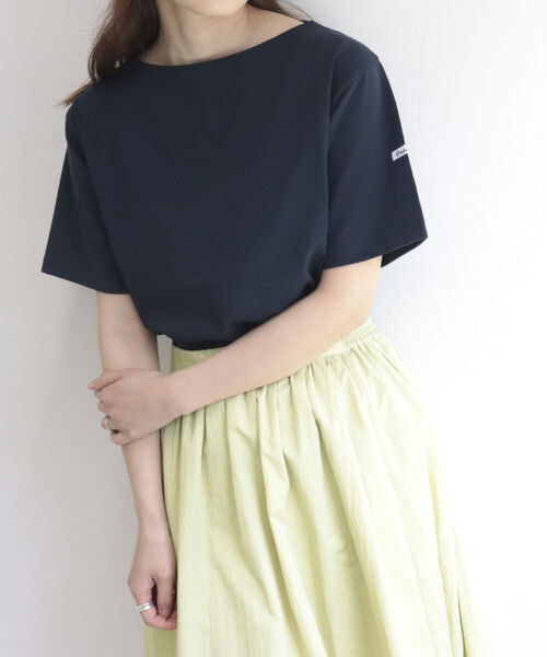 ORCIVAL(オーシバル)の「【ORCIVAL/オーシバル】SUVIN スビン半袖Tシャツ(Tシャツ/カットソー・レディース・ネイビー/オフホワイト/ブルー系その他3/ブルー系その他7/レッド系その他3・FREE)」の10枚目の写真